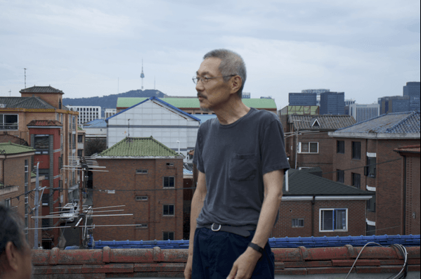 A portrait of director Hong Sang-soo early films era, capturing his visionary loo